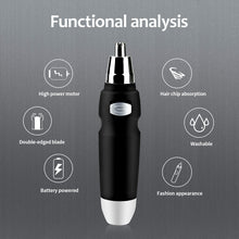 Lade das Bild in den Galerie-Viewer, Electric Shaving Nose Ear Trimmer Safety Face Care Nose Hair Trimmer Men Shaving Hair Removal Razor Beard Personal Health Care DSers