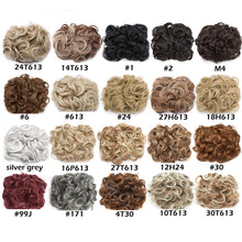Lade das Bild in den Galerie-Viewer, S-noilite Synthetic LARGE Comb Clip In Curly Hair Extension Chignon Hair Pieces Women Updo Cover Hairpiece Extension Hair Bun OMG Shop Zone