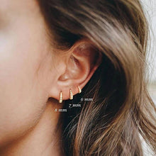 Lade das Bild in den Galerie-Viewer, ROXI Luxury Small Round Hoop Earrings for Women Wedding Jewelry Zircon Circle Piercings Pendientes Earring 925 Sterling Silver DSers