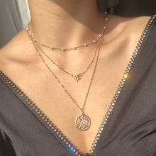 Lade das Bild in den Galerie-Viewer, 17KM Trendy Multilayered Butterfly Pearl Necklace For Women Fashion Sun Star Gold Pearl Choker Necklaces 2021 Trend Jewelry Gift DSers