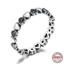 Lade das Bild in den Galerie-Viewer, LEKANI 925 Sterling Silver Ring Love Heart Star Party Ring For Women Wedding Rings Original Fine Jewelry 5 Styles