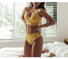 Lade das Bild in den Galerie-Viewer, CINOON Seamless Bra Underwear Set DSers