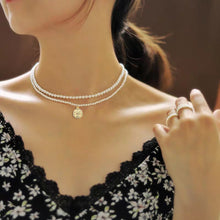 Lade das Bild in den Galerie-Viewer, 17KM Trendy Multilayered Butterfly Pearl Necklace For Women Fashion Sun Star Gold Pearl Choker Necklaces 2021 Trend Jewelry Gift DSers