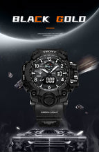Lade das Bild in den Galerie-Viewer, Men's TVOVT Waterproof Double Dial Led Sport Watch Blossom Online UG