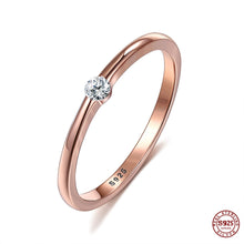 Lade das Bild in den Galerie-Viewer, 925 Sterling Silver Inlaid With Cubic Zircon Customize Ring Simple Multi-color Female Hot Fine Jewelry Wedding Lover Gift DSers