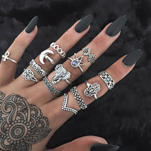 Lade das Bild in den Galerie-Viewer, 30 Styles of Trendy Boho Midi Knuckle Ring Set For Women Crystal Geometric Finger Rings Fashion Bohemian Jewelry DSers