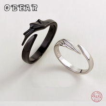 Load image into Gallery viewer, Angel And Devil Couple Rings 100% 925 Sterling Silver DSers