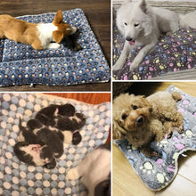 Lade das Bild in den Galerie-Viewer, Soft Flannel Thickened Pet Soft Fleece Pad Pet Blanket Bed Mat For Puppy Dog Cat Sofa Cushion Home Rug Keep Warm Sleeping Cover OMG Shop Zone