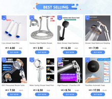 Load image into Gallery viewer, Turboflow 360 Degrees Water Saving Rotating Power Shower Head DSers