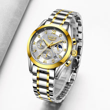 Lade das Bild in den Galerie-Viewer, LIGE 2020 New Gold Watch Women Watches Ladies Creative Steel Women's Bracelet Watches Female Waterproof Clock Relogio Feminino OMG Shop Zone