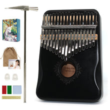Lade das Bild in den Galerie-Viewer, 17 Keys Kalimba Thumb Piano High Quality Wood Mbira Body Musical Instruments With Learning Book Kalimba Piano Christmas Gift OMG Shop Zone