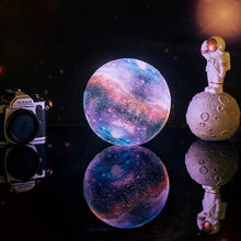 Lade das Bild in den Galerie-Viewer, Hypnotizing Moon Light With Wood Stand nebula-light.com