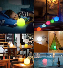 Load image into Gallery viewer, IP65 Waterproof Floating Pool Lights, 16 Colors & 4 Modes, Portable & USB Charging nebula-light.com