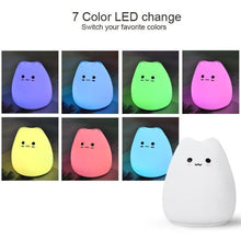 Lade das Bild in den Galerie-Viewer, Kawaii Touch Sensitive Cat Lamp nebula-light.com
