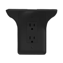 Lade das Bild in den Galerie-Viewer, Wall Outlet Shelf Power Perch, White/Black/Almond