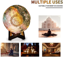 Lade das Bild in den Galerie-Viewer, 16 Colors LED Quran Moon Light Ramadan Speaker nebula-light.com
