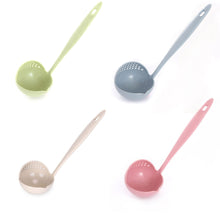 Lade das Bild in den Galerie-Viewer, New Soup Spoon Long Handle Kitchen Strainer Solid Color Cooking Colander Kitchen Scoop Plastic Tableware Colander Hot OMG Shop Zone