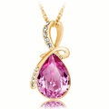 Lade das Bild in den Galerie-Viewer, Rhinestone Crystal Water Drop Pendant Necklace For Women