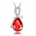 Lade das Bild in den Galerie-Viewer, Rhinestone Crystal Water Drop Pendant Necklace For Women