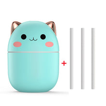 Lade das Bild in den Galerie-Viewer, 200ml Air Humidifier Cute Kawaiil Aroma Diffuser With Night Light Cool Mist For Bedroom Home Car Plants Purifier Humificador DSers
