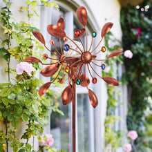 Lade das Bild in den Galerie-Viewer, Solar Powered Ball Wind Spinner nebula-light.com