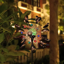 Lade das Bild in den Galerie-Viewer, Solar Powered Ball Wind Spinner nebula-light.com