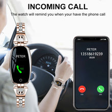 Lade das Bild in den Galerie-Viewer, SCOMAS Fashion Women Smart Watch 0.96" OLED Heart Rate Blood Pressure Monitor Pedometer Fitness Tracker Waterproof Smartwatch SCOMAS