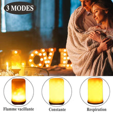 Load image into Gallery viewer, Ampoule LED à flamme avec capteur de gravité ciaovie