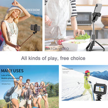 Lade das Bild in den Galerie-Viewer, Extendable 3 in 1 Wireless Bluetooth foldable Selfie Stick Tripod with shutter remote control DSers