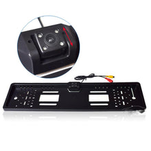 Lade das Bild in den Galerie-Viewer, Waterproof European License Plate Frame Rear View Camera