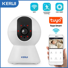 Lade das Bild in den Galerie-Viewer, KERUI 1080P Tuya Smart Mini Wifi IP Camera Indoor Wireless Security Home CCTV Surveillance Camera 2MP Auto Tracking Night Vision Oberlo