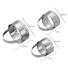 Lade das Bild in den Galerie-Viewer, 3er-set Austechform Für Kekse - Aus Rostfreiem Edelstahl maselive.de