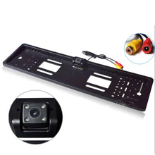 Lade das Bild in den Galerie-Viewer, Waterproof European License Plate Frame Rear View Camera