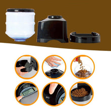 Lade das Bild in den Galerie-Viewer, 5.5L Automatic Pet Feeder With Voice Message Recording And LCD Screen x