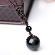 Lade das Bild in den Galerie-Viewer, Rainbow Eye Obsidian Necklace