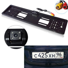 Lade das Bild in den Galerie-Viewer, Waterproof European License Plate Frame Rear View Camera