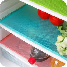 Lade das Bild in den Galerie-Viewer, Multipurpose Antibacterial Food Grade Silicone Refrigerator Mats (4pcs)