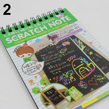 Lade das Bild in den Galerie-Viewer, Scratch-Off Magic Rainbow Notebook