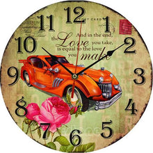 Load image into Gallery viewer, Vintage Wooden Wall Clock