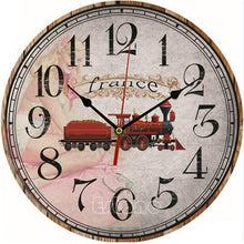Load image into Gallery viewer, Vintage Wooden Wall Clock