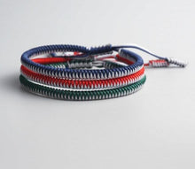 Lade das Bild in den Galerie-Viewer, Handmade Buddhist Knots Rope Bracelet