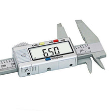 Lade das Bild in den Galerie-Viewer, 1 PC New 0-150mm 6inch LCD Digital Electronic Carbon Fiber Vernier Caliper Gauge Micrometer Measuring Tool VEP33 x