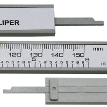 Lade das Bild in den Galerie-Viewer, 1 PC New 0-150mm 6inch LCD Digital Electronic Carbon Fiber Vernier Caliper Gauge Micrometer Measuring Tool VEP33 x