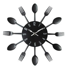 Lade das Bild in den Galerie-Viewer, Spoon Fork Creative Quartz Wall Mounted Clock