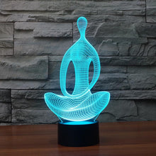Lade das Bild in den Galerie-Viewer, 3D LED Meditation Lamo x