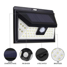 Lade das Bild in den Galerie-Viewer, Motion Sensor Solar Powered Outdoor LED