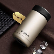 Lade das Bild in den Galerie-Viewer, 400ML Men Gift Thermos Cup Insulated Stainless Steel Thermo Mug with Tea Infuser x
