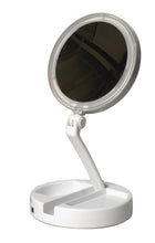 Lade das Bild in den Galerie-Viewer, LED Lighted Folding Vanity Travel Mirror