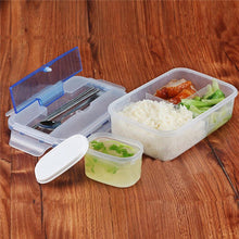 Lade das Bild in den Galerie-Viewer, Portable Food Containers Microwave Lunch Bento Box with Soup Bowl Lunch Box Eco-Friendly