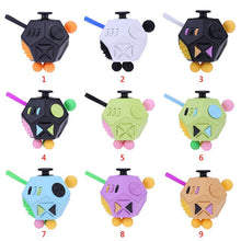 Lade das Bild in den Galerie-Viewer, 12 Sided Anti-Stress Fidget Cube x